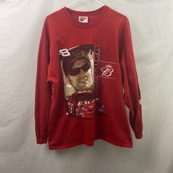 Dale Earnhardt JR NASCAR Bud XL Long Sleeve Shirt - Picture 1 of 8